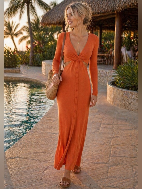 Hello Molly Dresses & Skirts - NWOT Criss Cross Maxi Dress